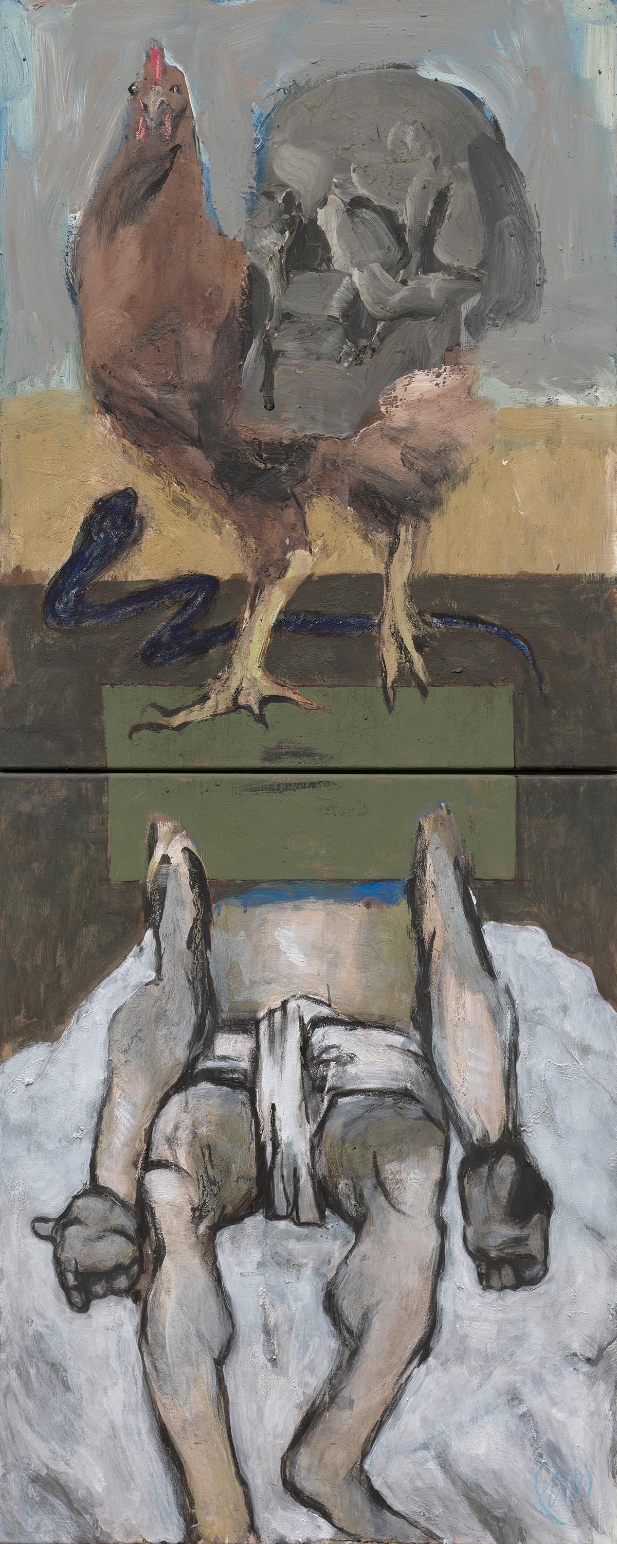 Der Tod des Malers (Manet) - Markus Lüpertz Jörg von Bruchhausen